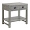 Alaterre Furniture Arden 2-Drawer Wood Nightstand with Open Shelf, Driftwood Gray ANAN0232 - alternate 1
